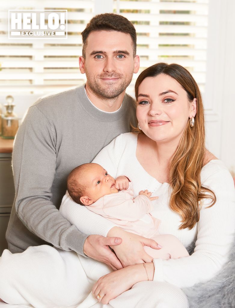 Rosie Kelly poses with baby Billie for exclusive HELLO! shoot