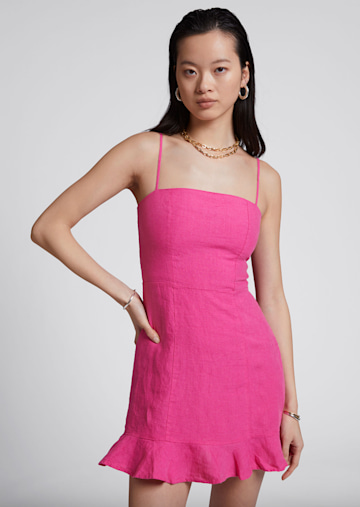 & Other Stories pink dress