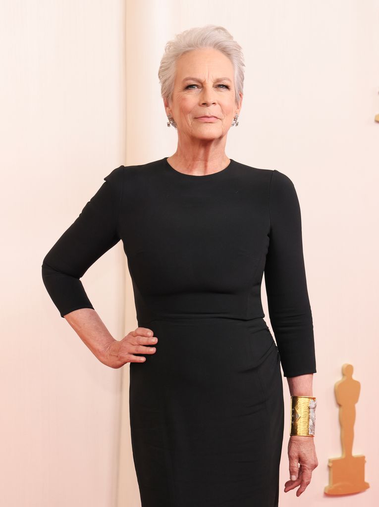 jamie lee curtis in black dress 