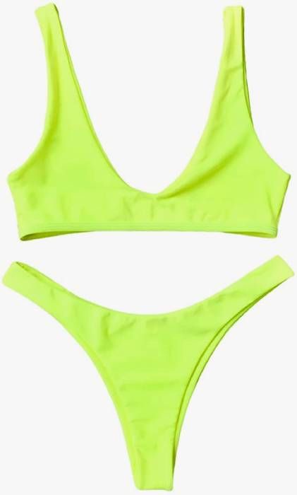 yellow bikini set