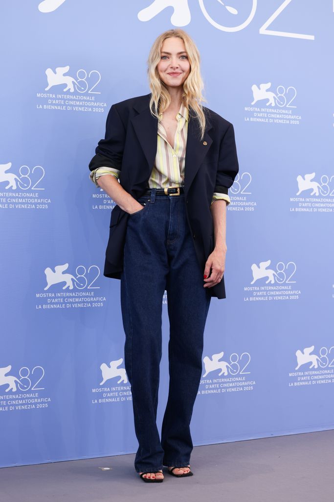 Amanda Seyfried attends "The Testament Of Ann Lee" photocall during the 82nd Venice International Film Festival on September 01, 2025 in Venice, Italy