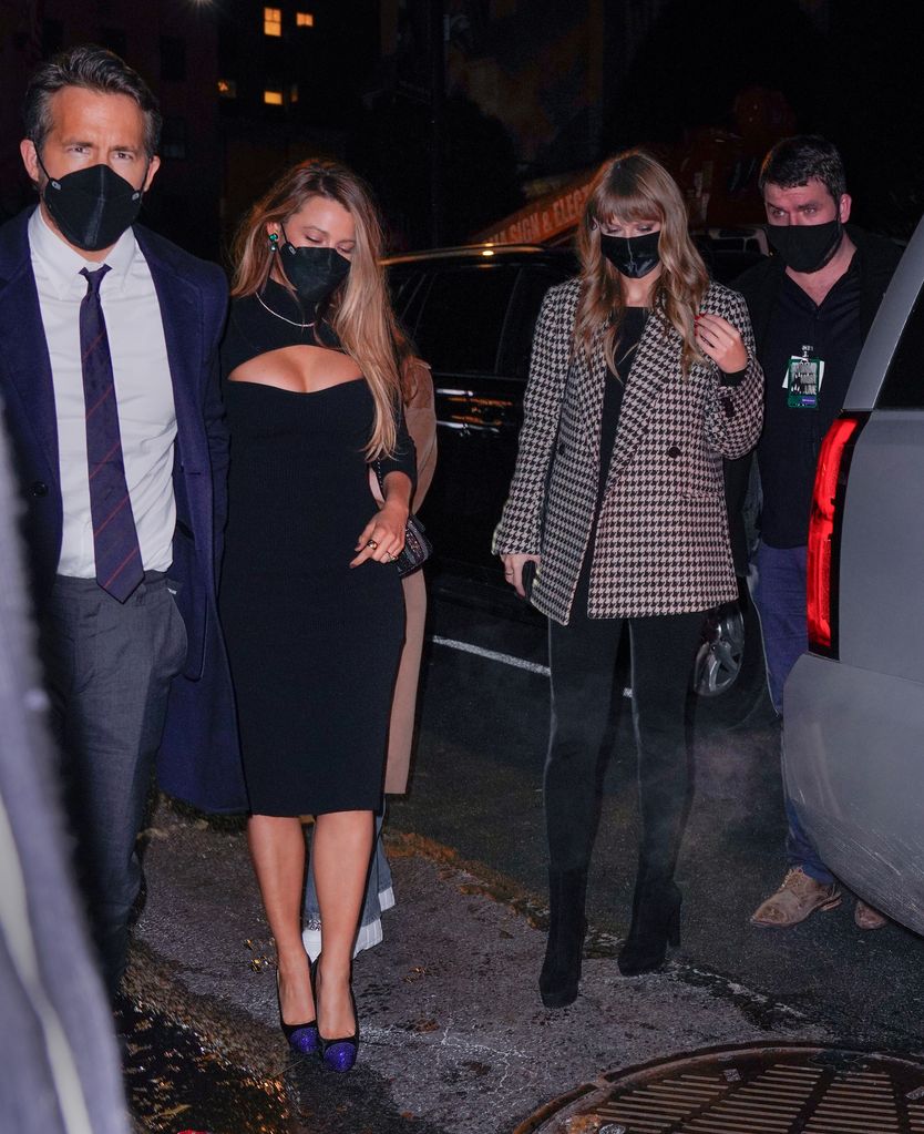 Taylor Swift, Blake Lively, Ryan Reynolds arrive at SNL Afterparty in 2021