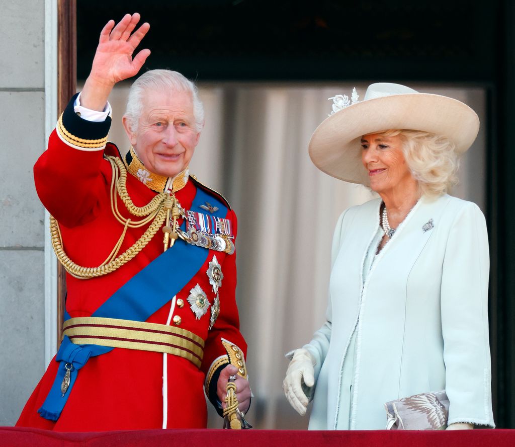 Queen Camilla sweetly told the King he had 'done well' on the balcony of Buckingham Palace