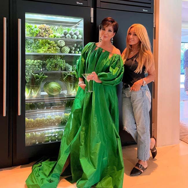 kris jenner green fridge