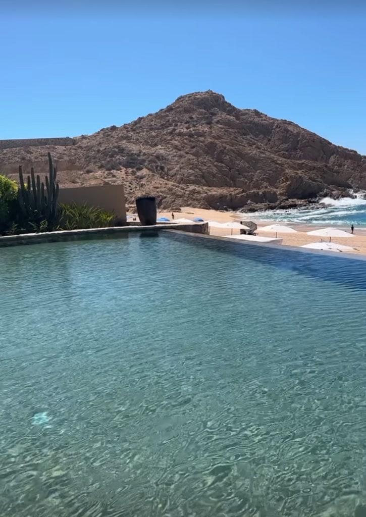 Photo shared by Christina Hall on Instagram over MDW from the Montage Resort in Los Cabos, Mexico