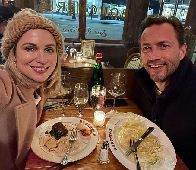 amy robach romantic meal husband