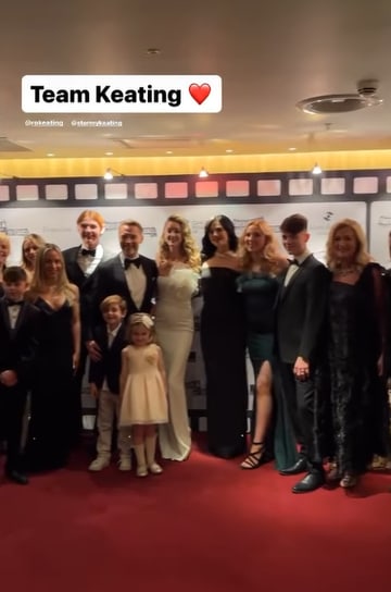 Keating family at charity event