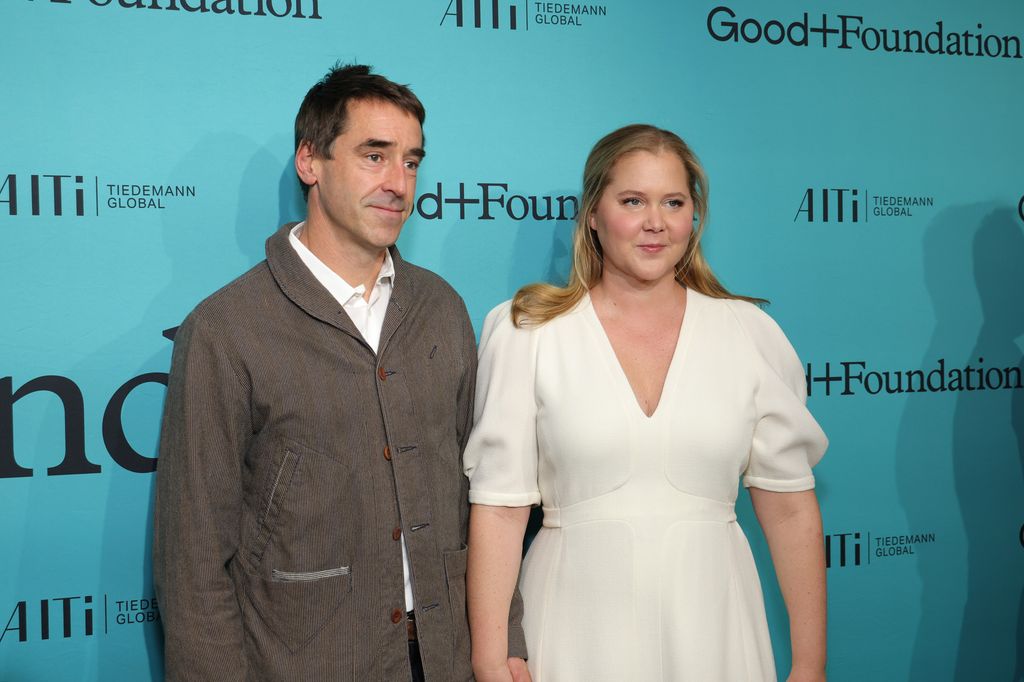 Chris Fischer and Amy Schumer attend the 2023 Good+Foundation âA Very Good+ Night of Comedyâ Benefit at Carnegie Hall on October 18, 2023 in New York City.