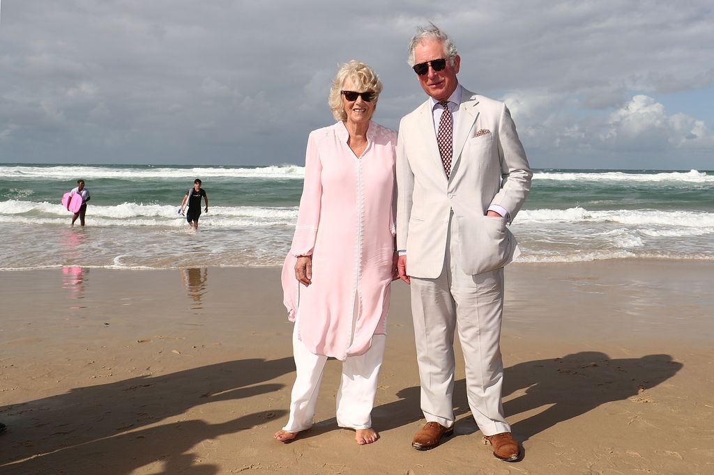 King Charles and Queen Camilla on the Gold Coast