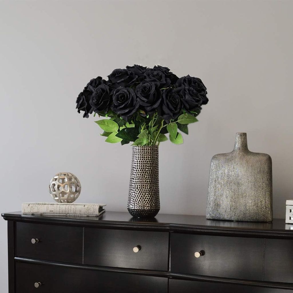 Kisflower Black Roses 12 pieces