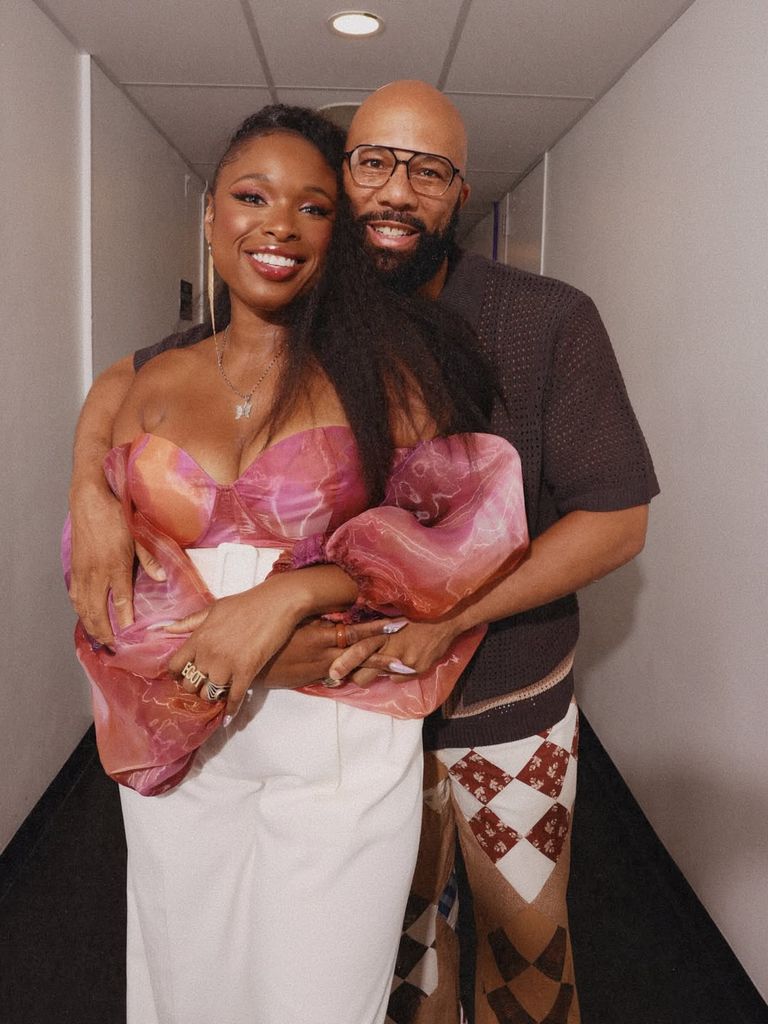 jennife rhudson hugging common