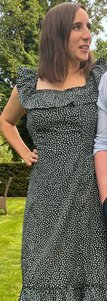 Carla Challis at wedding