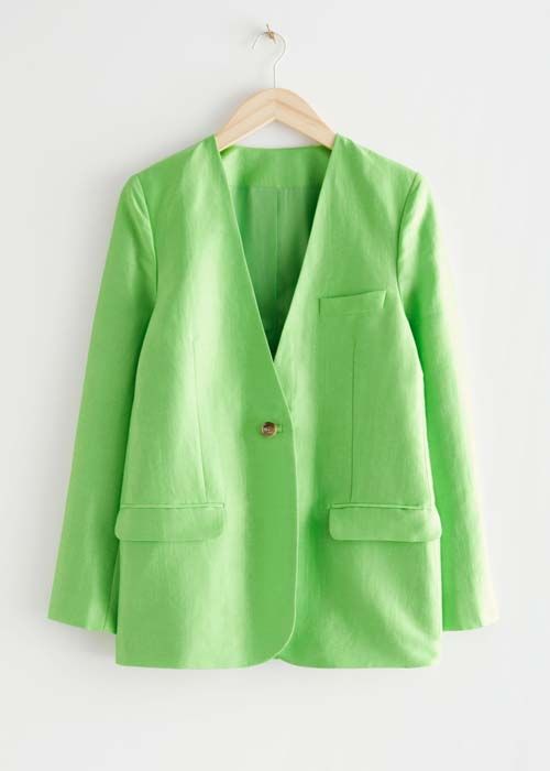 other stories lime blazer