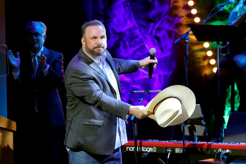 Garth Brooks performs onstage for the class of 2021 medallion ceremony at Country Music Hall of Fame and Museum on May 01, 2022 in Nashville, Tennessee