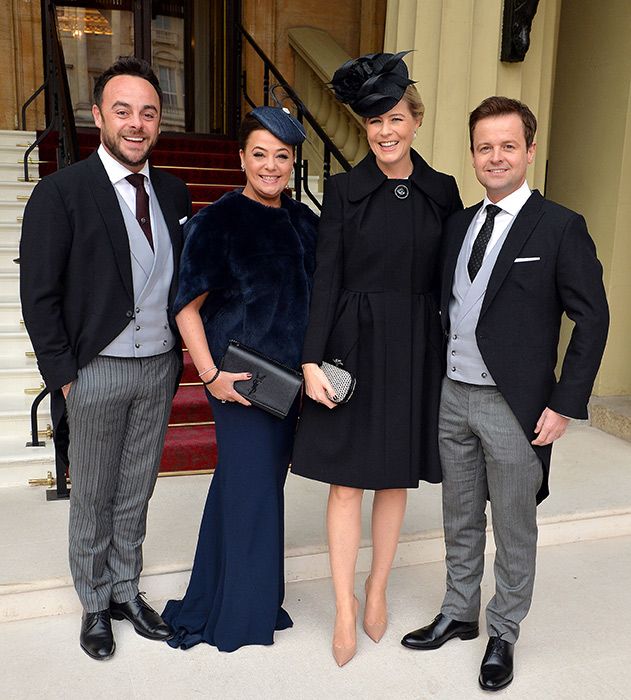 ant and dec wives buckingham palace