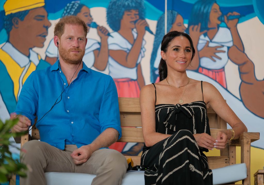 Harry and Meghan hear from local speakers