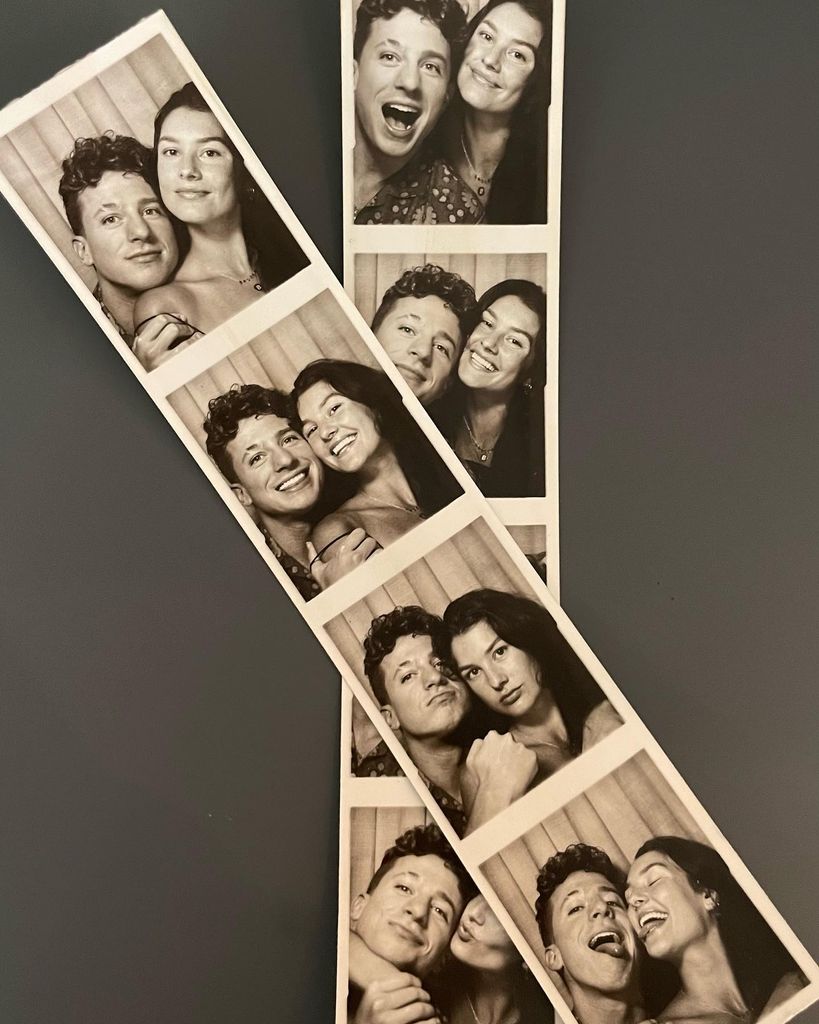 photos polaroïd de Charlie Puth et Brooke Sansone