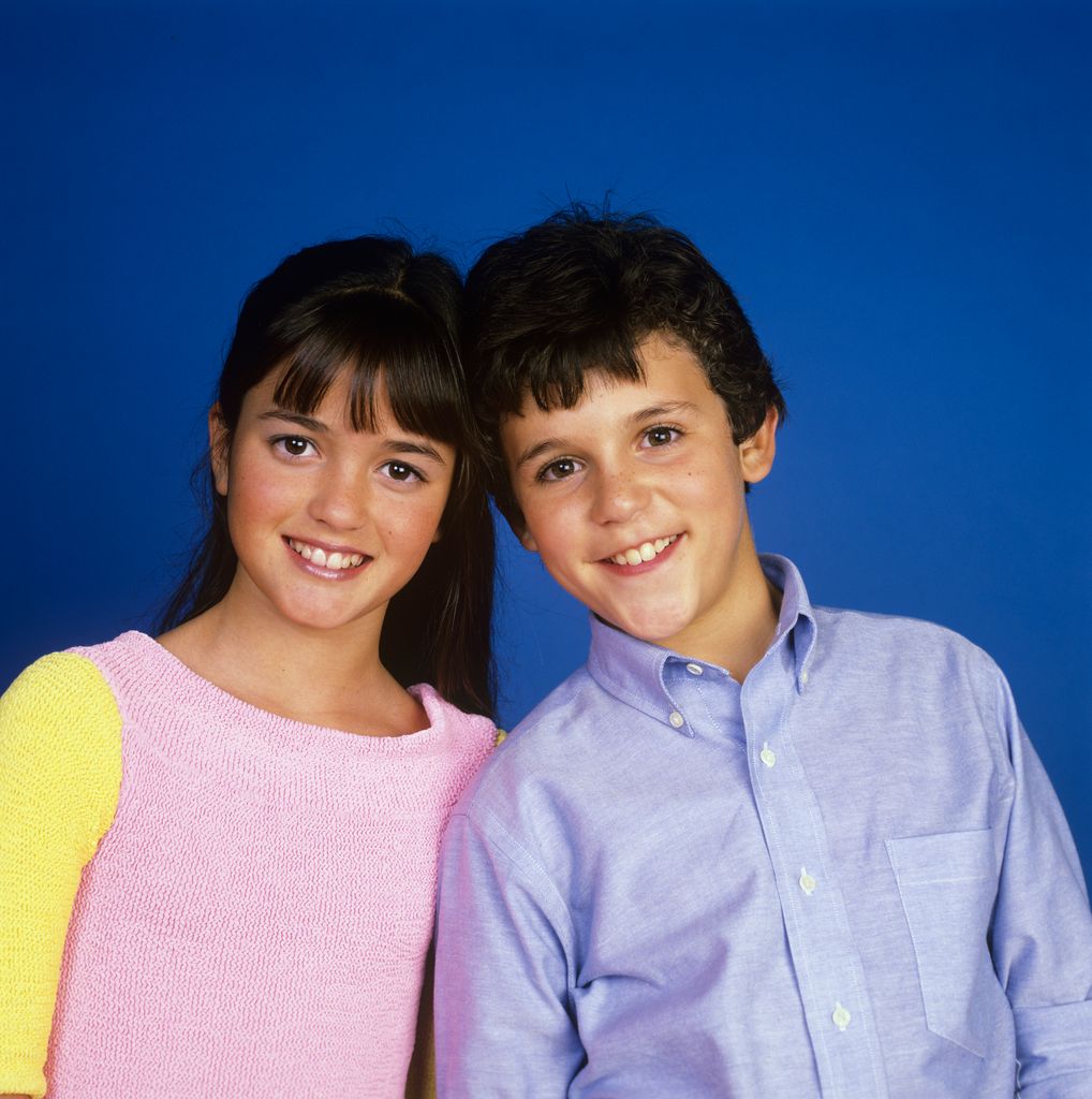 Danica with Wonder Years co-star Fred Savage in 1988