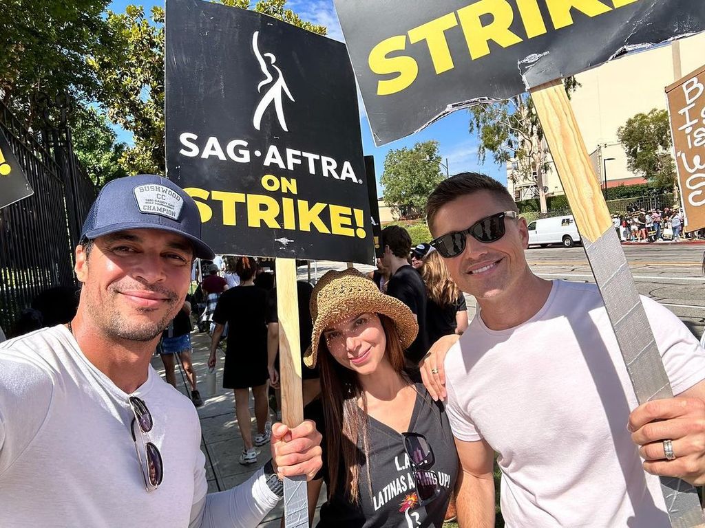 The Rookie's Eric Winter on the picket lines