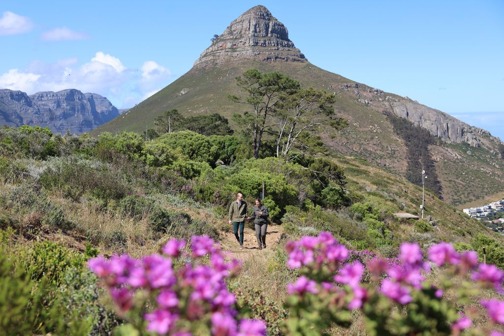 Prince William during his visit at Signal Hill 