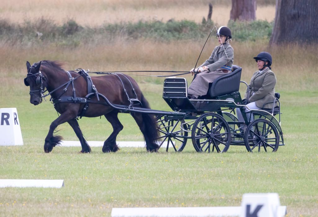Lady Louise Windsor carriage driving in Windsor