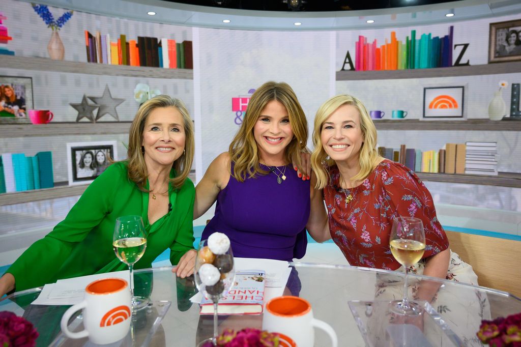 Jenna Bush Hager with Chelsea Handler and Meredith Vieira