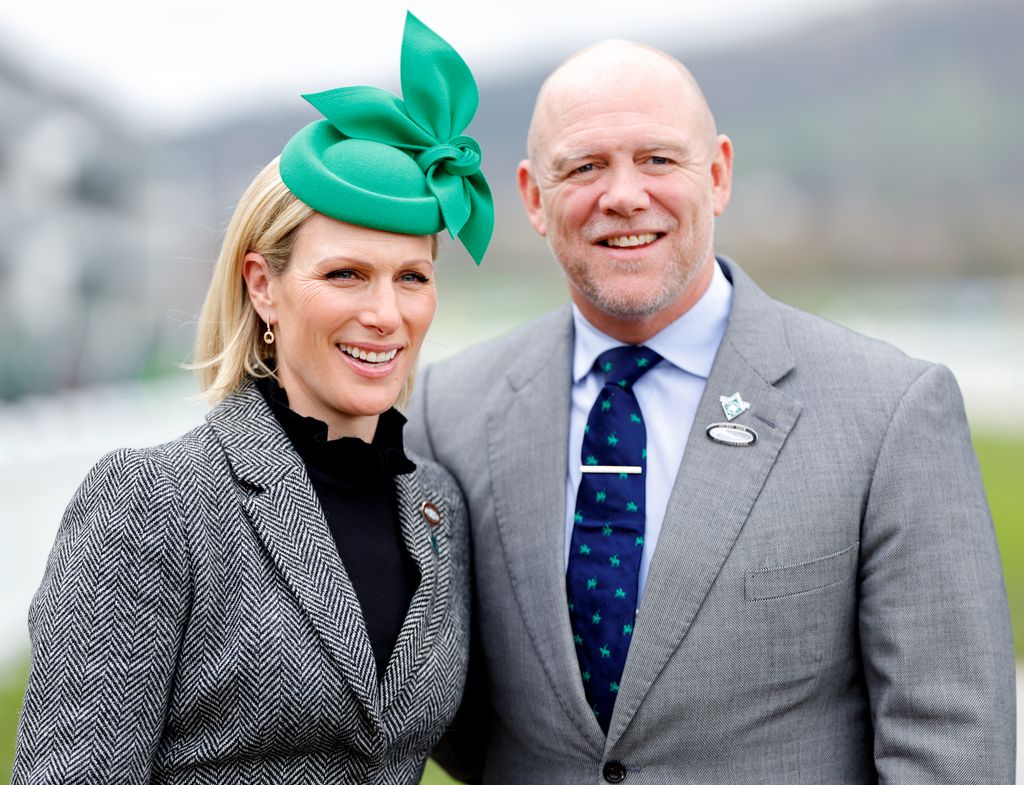 Zara Tindall and Mike Tindall attend the Cheltenham Festival 