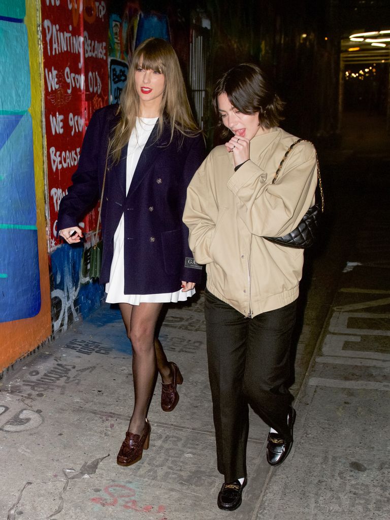 Taylor Swift and Gracie Abrams in New York