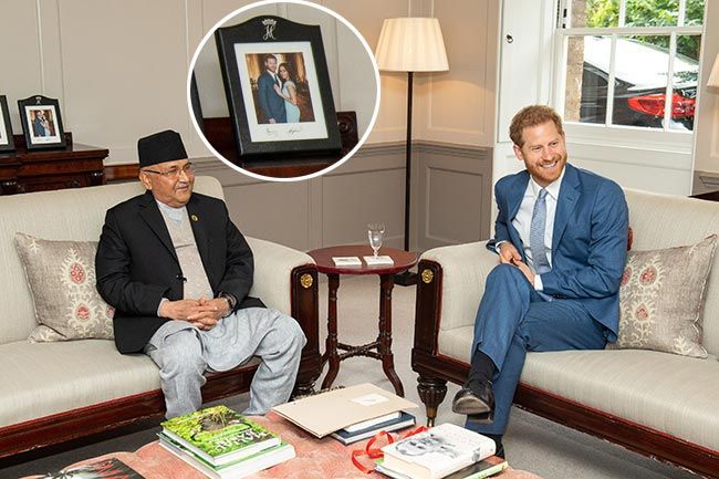harry and nepal prime minister