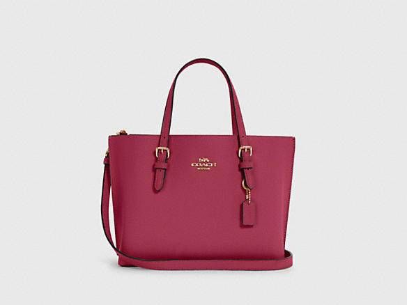 Coach Bags | Coach Tote in Colorblock with Horse and Carriage Bright Violet | Color: Pink | Size: Os | Coleyrn81's Closet