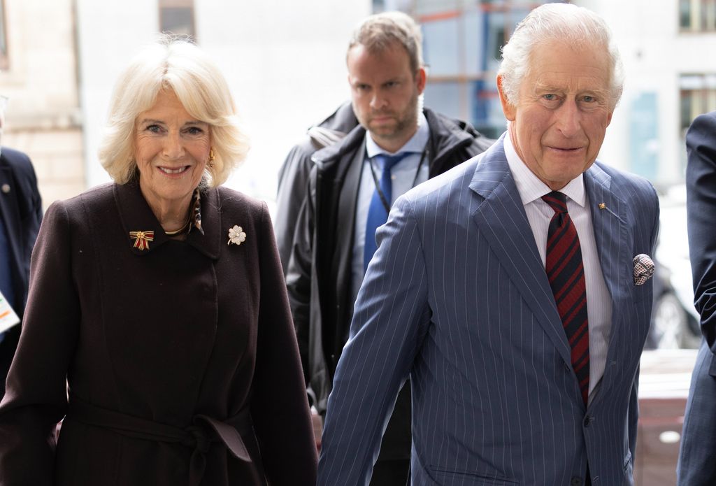 Queen Consort Camilla sported a brooch worn at William and Kate's wedding 