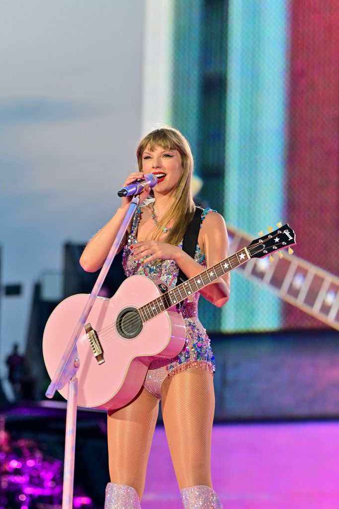 Taylor Swift performs onstage in Philadelphia, Pennsylvania