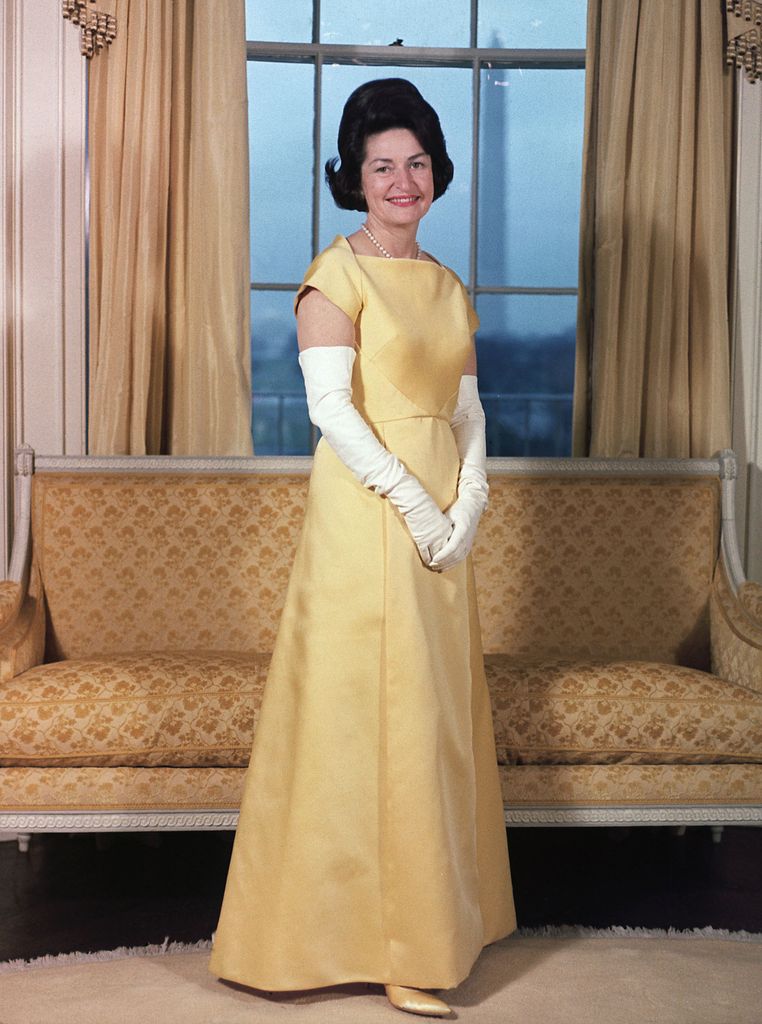 First Lady Claudia 'Lady Bird' Johnson in 1965