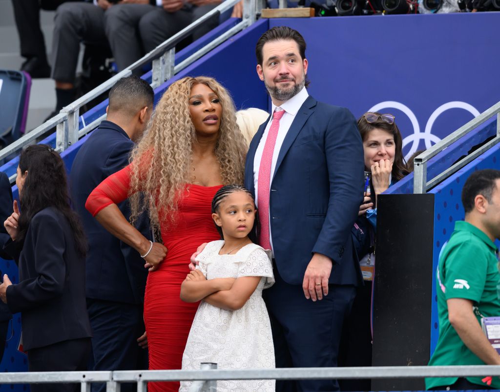 Serena Williams, Alexis Ohanian and their daughter Adira River