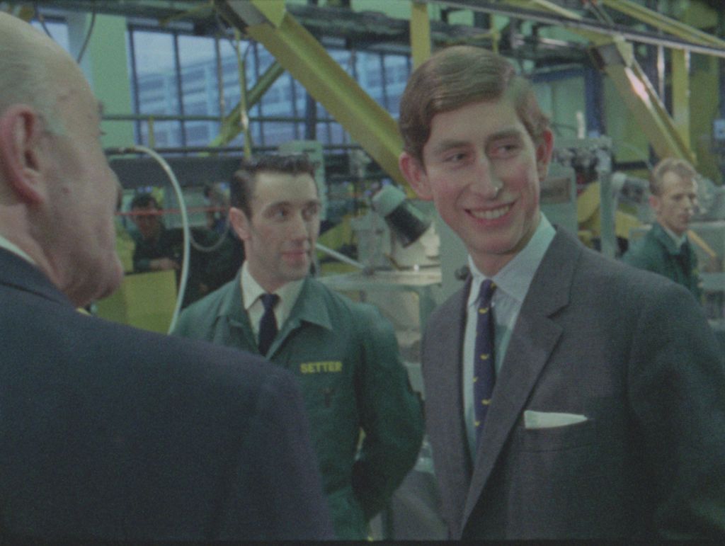 Prince Charles at The Royal Mint, 1969