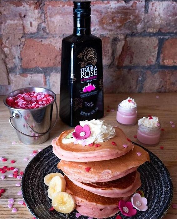 pink pancakes tequila