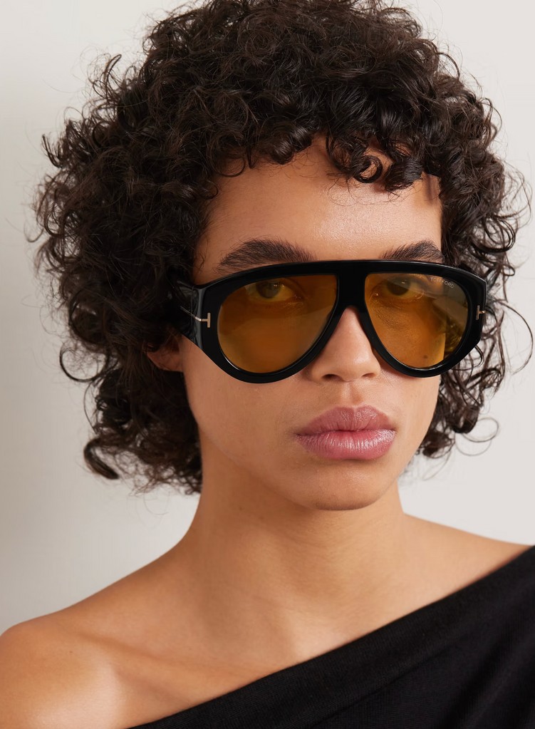  Tom Ford  Bronson D-frame acetate sunglasses