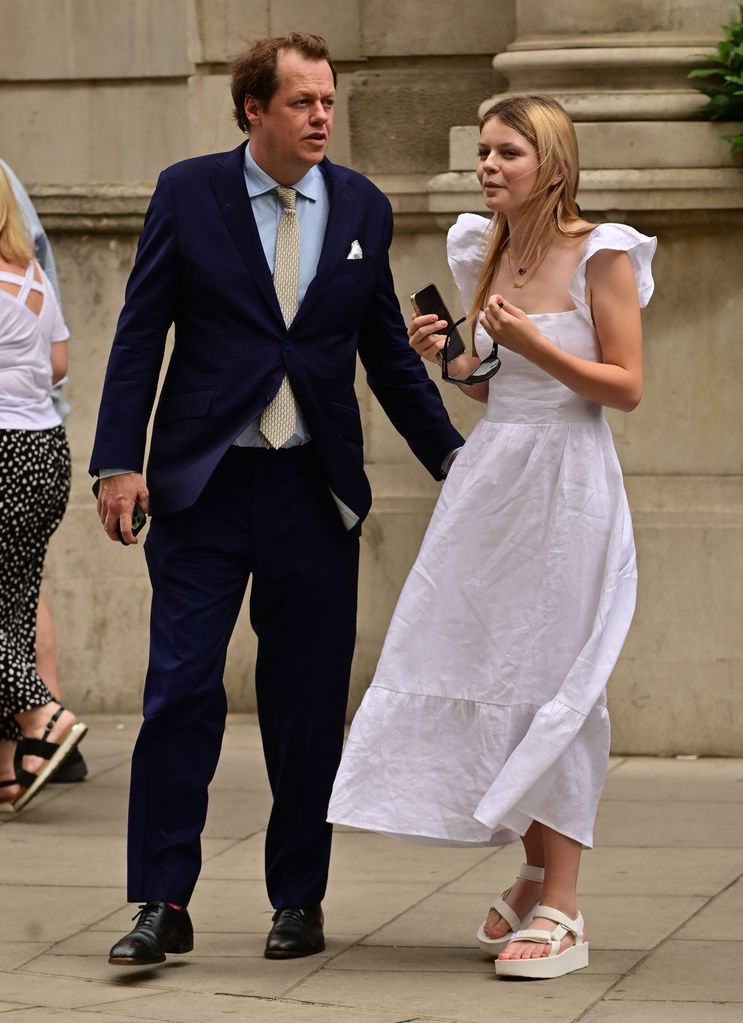 Tom Parker Bowles with daughter Lola in 2022