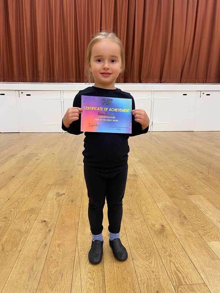 Ella had a dance performance this week