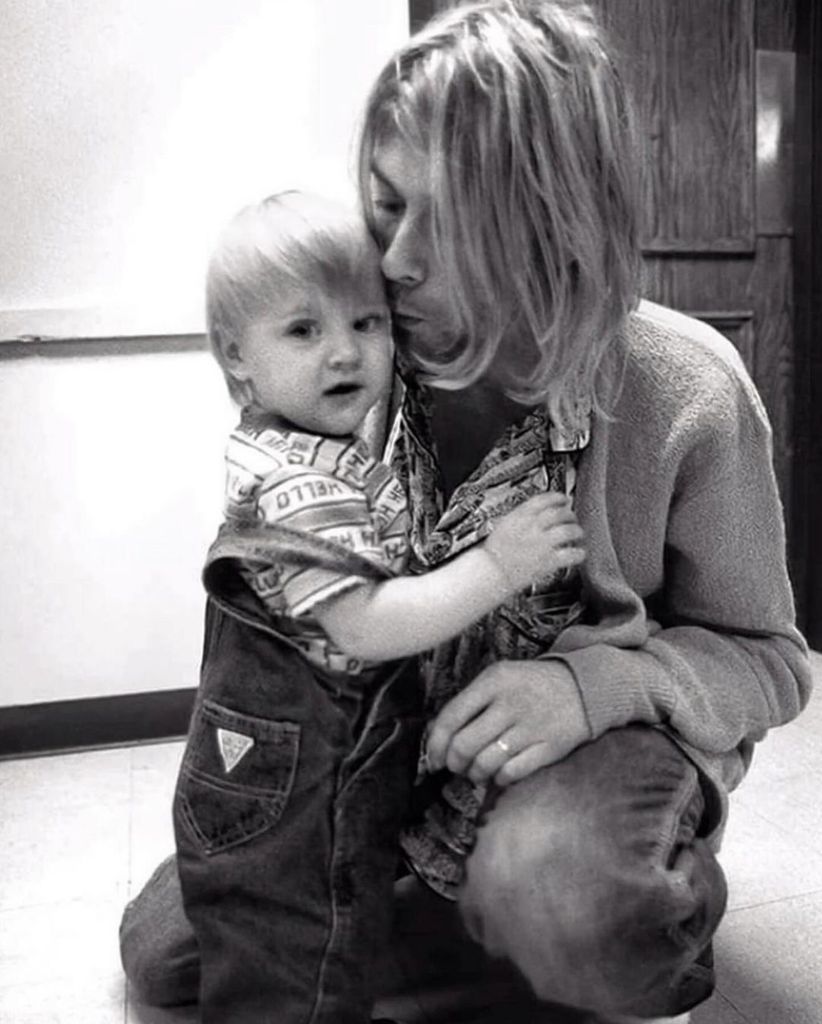 One of the last photos of Kurt and Frances together
