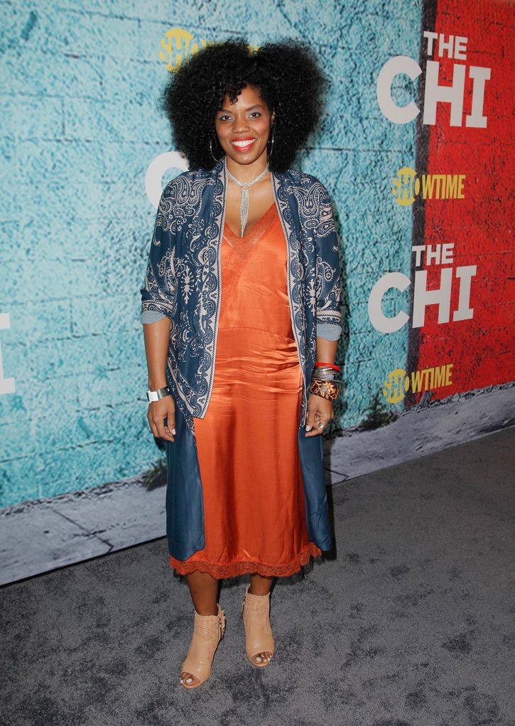 Tyla Abercrumbie attends the premiere of Showtime's 'The Chi' at Downtown Independent on January 3, 2018 in Los Angeles, California.