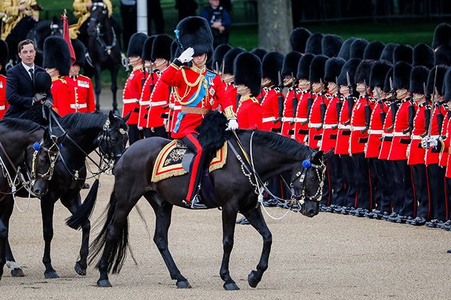 prince william trooping the colour rehearsal