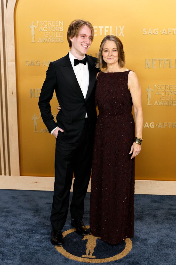 Jodie Foster’s lookalike son Charlie makes rare appearance at star-studded awards