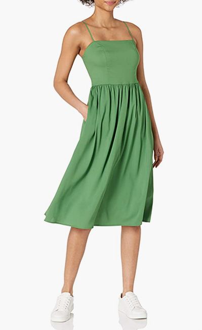 Amazon pocket dress green