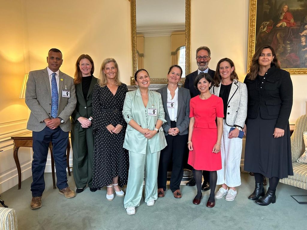 Duchess Sophie at a talk with GAPS