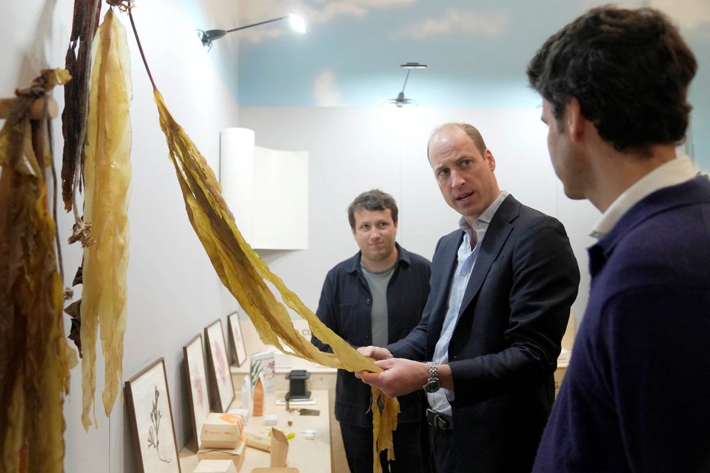William a visité le lauréat du prix Earthshot et la start-up d'emballage durable, Notpla, à leur siège social à Londres