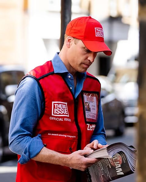 prince william reading the big issue