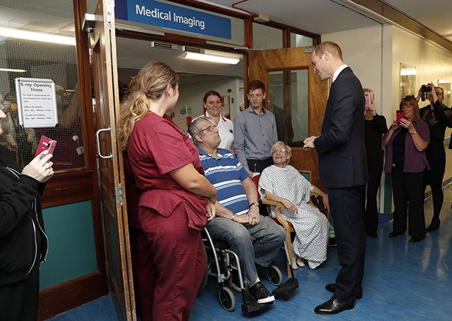 Prince William visits Basingstoke and North Hampshire Hospital to support Step Into Health