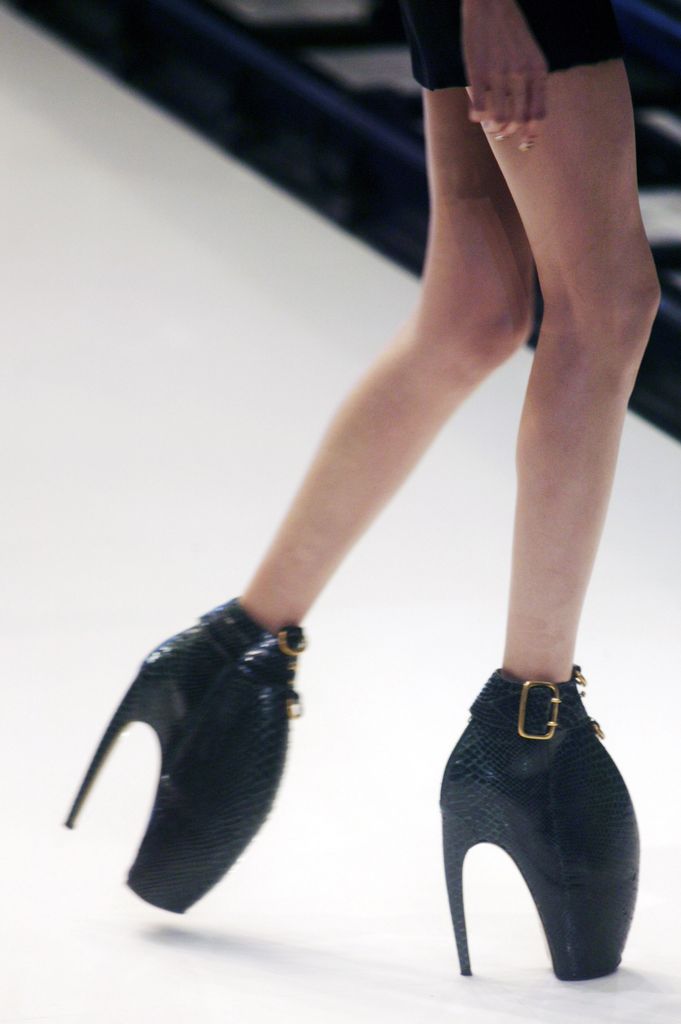 mcqueen amardillo boot on runway