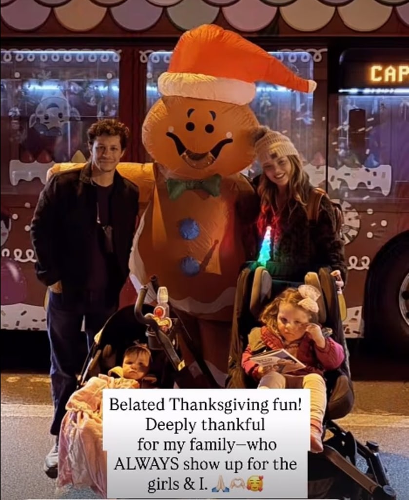 Photo reposted by David Del Rio shared by his wife Katherine with their daughters, marking his social media return since his Matlock firing